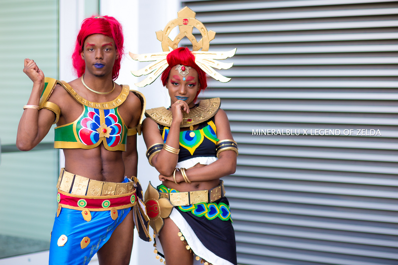 Cosplay by Jay Bae, realmusclecosplay & background_meme